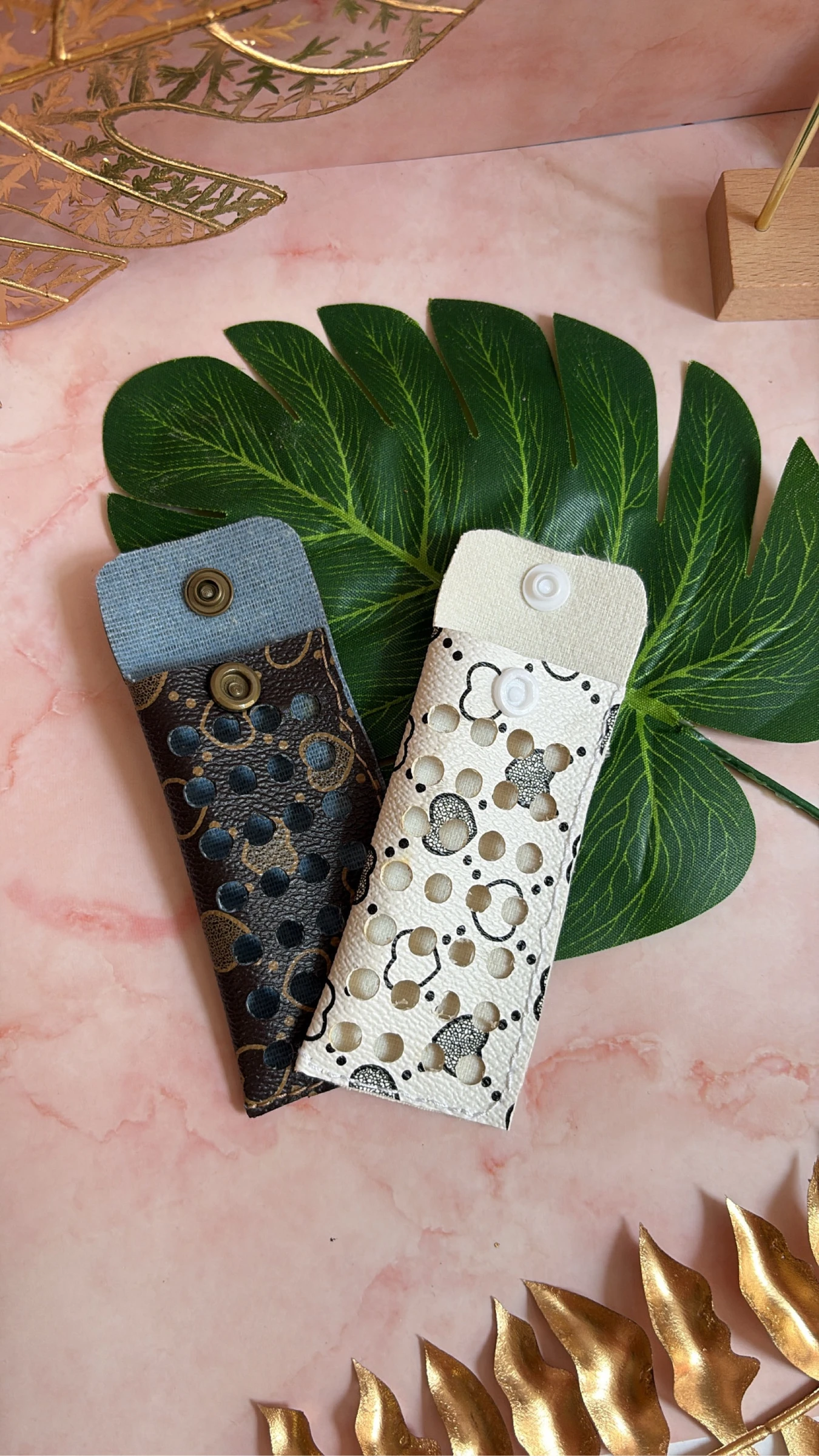 Pochette pour plaquette de pilule contraceptive | Simili cuir | Plusieurs modèles